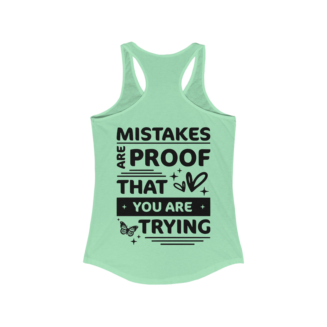 Hustle Hard-Women's Ideal Racerback Tank