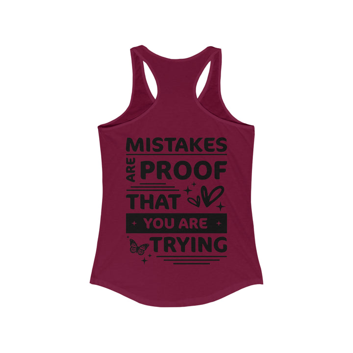 Hustle Hard-Women's Ideal Racerback Tank