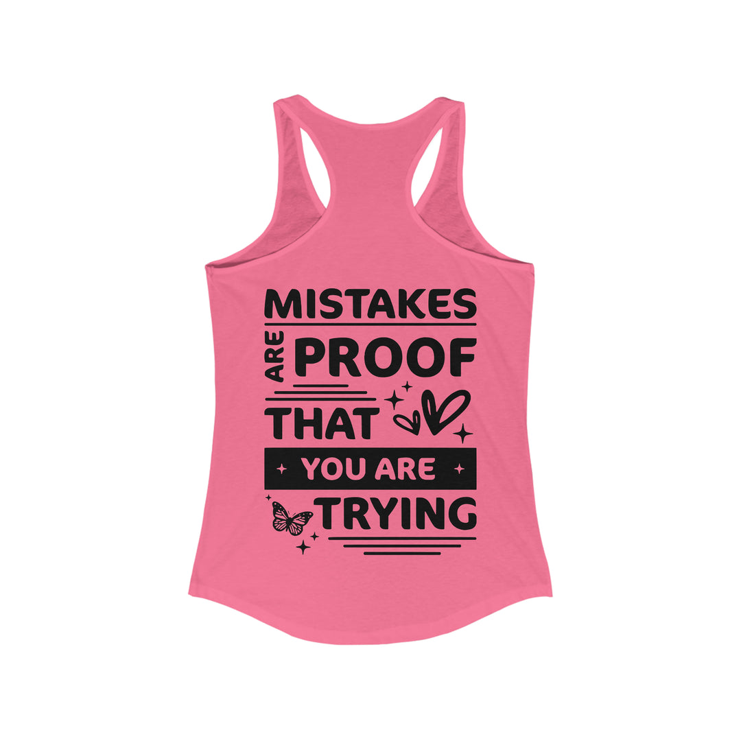Hustle Hard-Women's Ideal Racerback Tank
