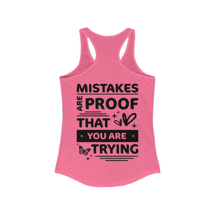 Hustle Hard-Women's Ideal Racerback Tank