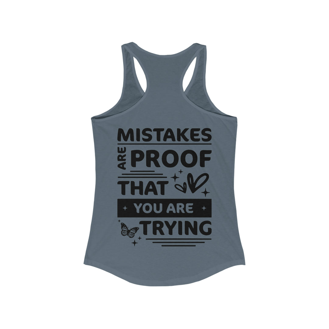 Hustle Hard-Women's Ideal Racerback Tank