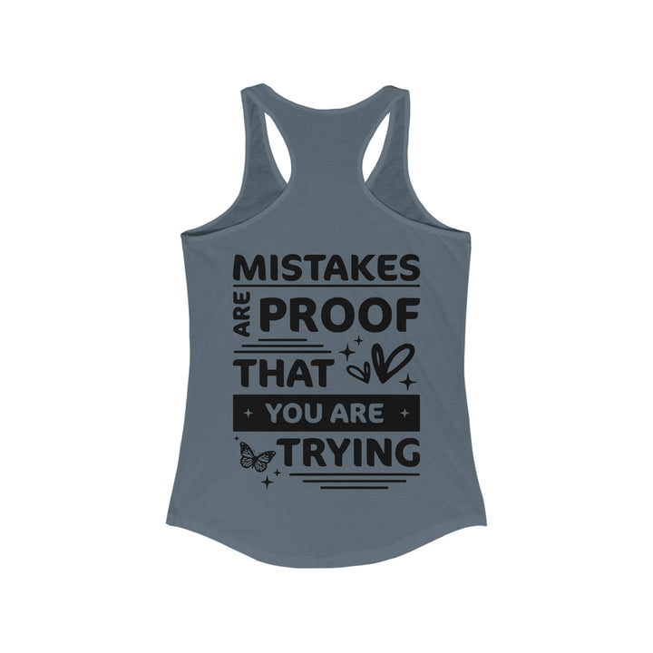 Hustle Hard-Women's Ideal Racerback Tank