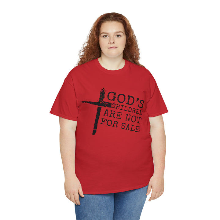Gods children are not for sale-Unisex Heavy Cotton Tee