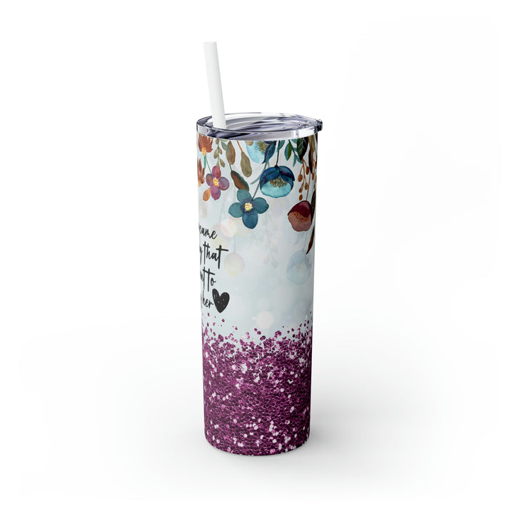 Skinny Tumbler with Straw, 20oz