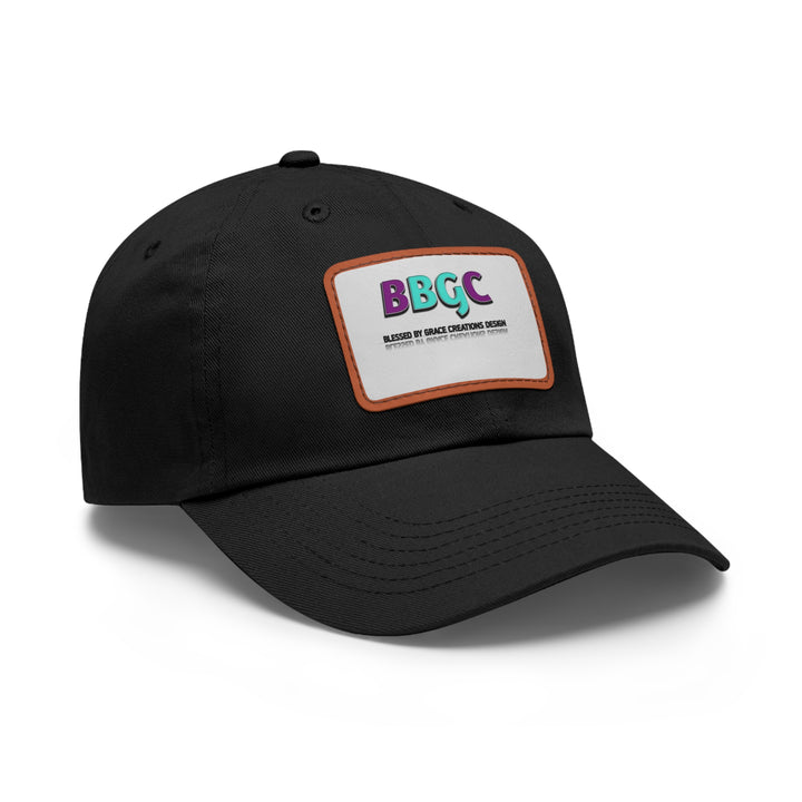 BBGC=Dad Hat with Leather Patch (Rectangle)