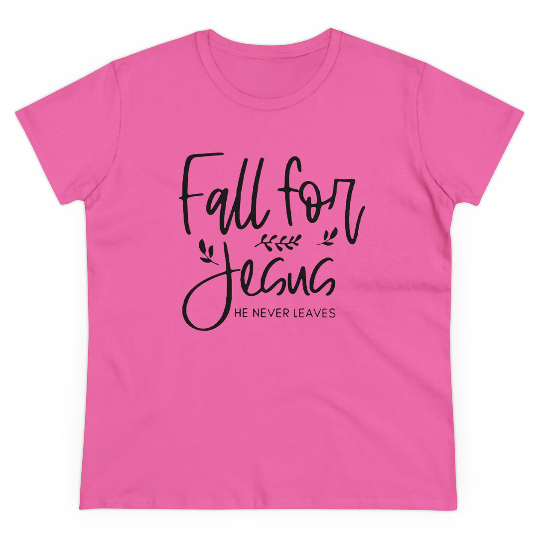 Fall For Jesus Women's Midweight Cotton Tee