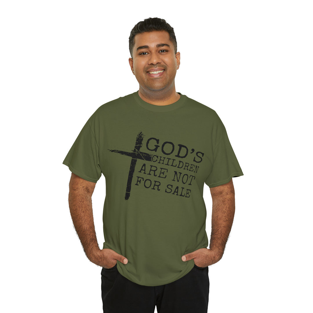 Gods children are not for sale-Unisex Heavy Cotton Tee