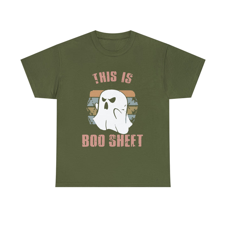 This is Boo Sheet-Unisex Heavy Cotton Tee