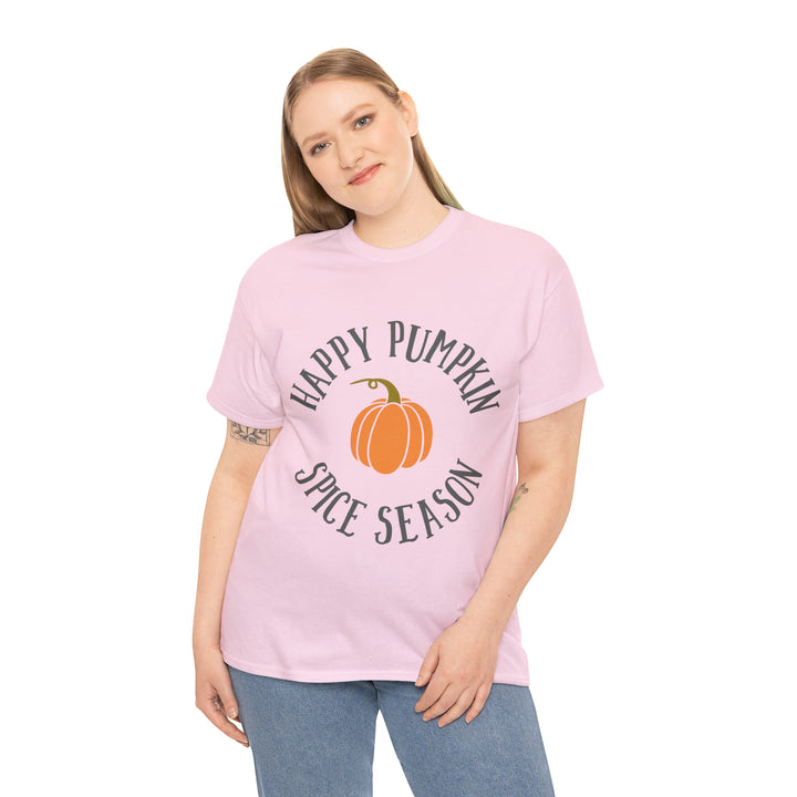 Happy Pumpkin=Unisex Heavy Cotton Tee