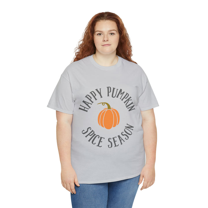 Happy Pumpkin=Unisex Heavy Cotton Tee