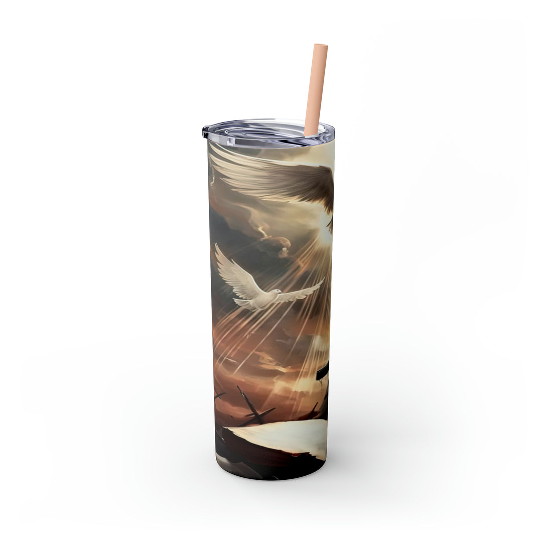 Skinny Tumbler with Straw, 20oz