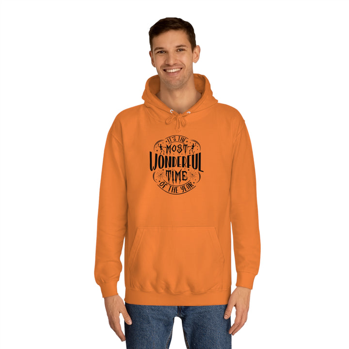 Its the most wonderful time of year-halloween-Unisex College Hoodie
