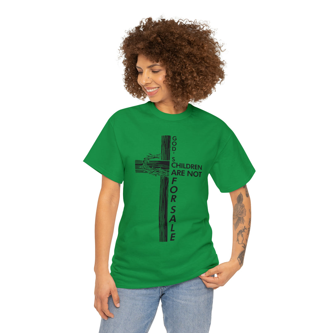 gods children are not for sale-Unisex Heavy Cotton Tee
