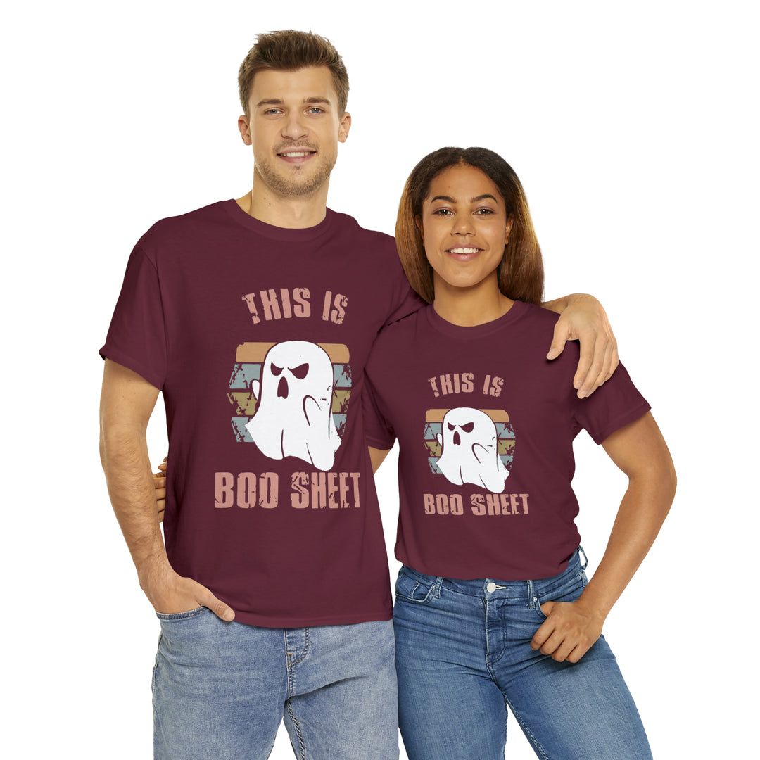 This is Boo Sheet-Unisex Heavy Cotton Tee