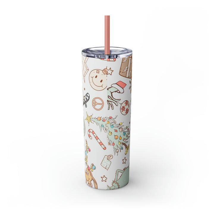 Skinny Tumbler with Straw, 20oz