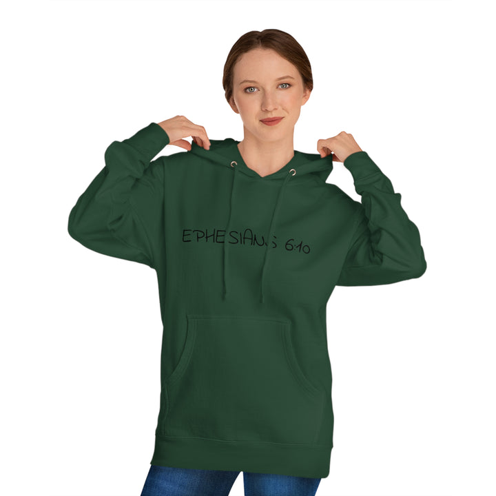 PUT ON THE FULL ARMOR OF GOD=Unisex Hooded Sweatshirt