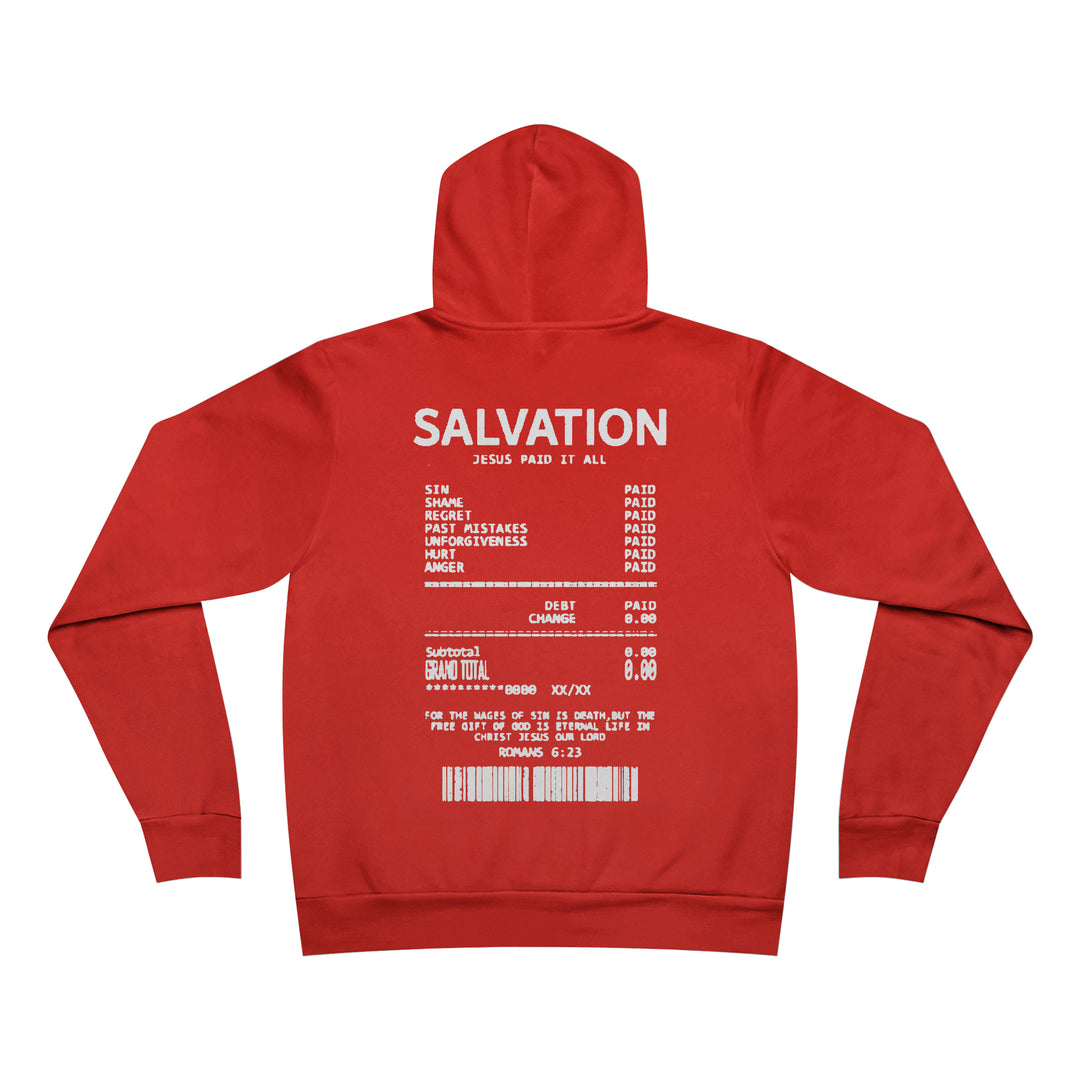 Jesus paid for it All=Unisex Sponge Fleece Pullover Hoodie