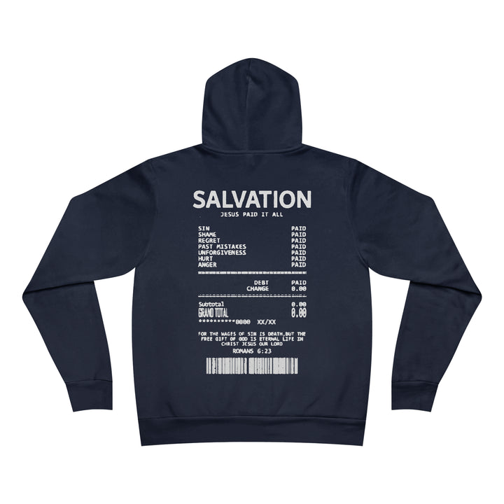 Jesus paid for it All=Unisex Sponge Fleece Pullover Hoodie