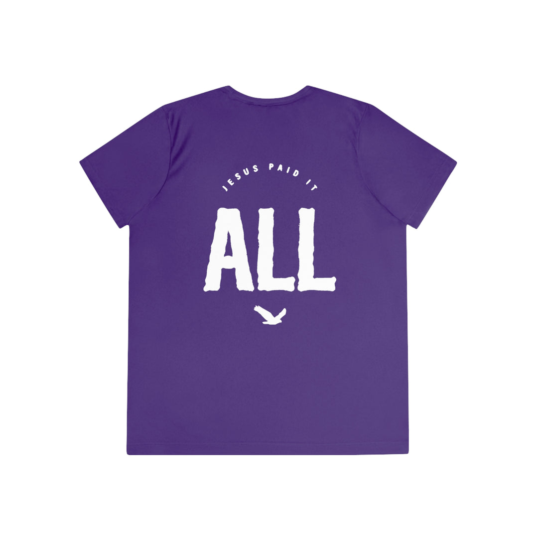 Jesus Paid 4 It All=Ladies Competitor Tee