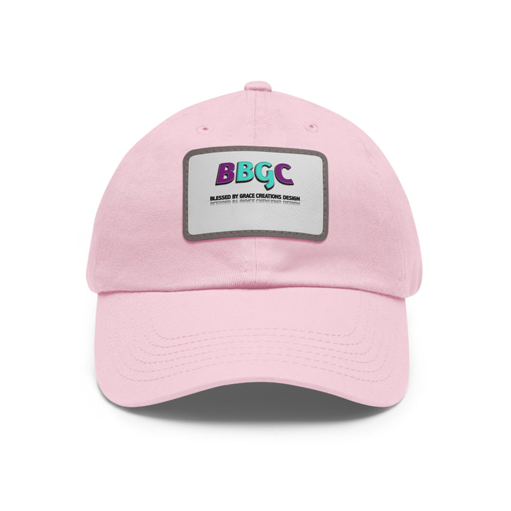 BBGC=Dad Hat with Leather Patch (Rectangle)