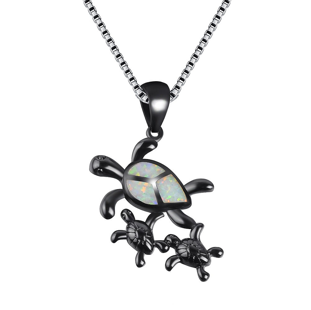 European And American Style Jewelry Necklace Opal Pendant