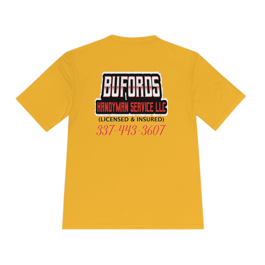 BUFORDS HANDYMAN SERVICE-Unisex Moisture Wicking Tee