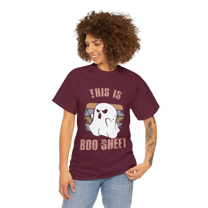This is Boo Sheet-Unisex Heavy Cotton Tee