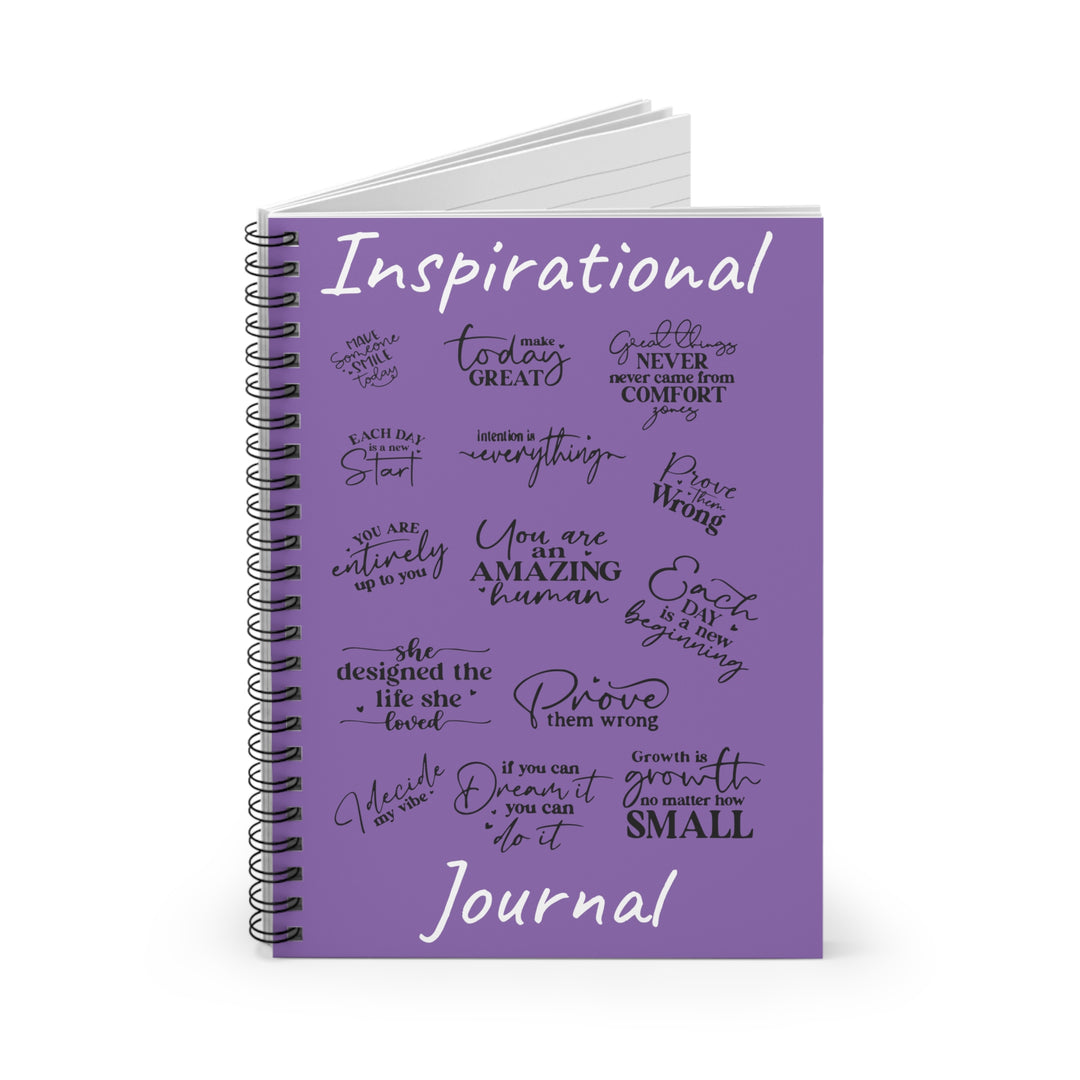 Inspirational Journal-Spiral Notebook - Ruled Line
