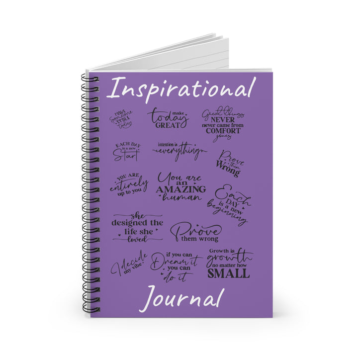 Inspirational Journal-Spiral Notebook - Ruled Line