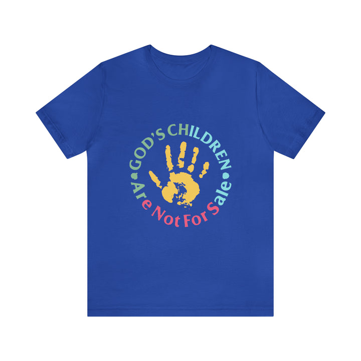 Gods children are not for sale-Unisex Jersey Short Sleeve Tee