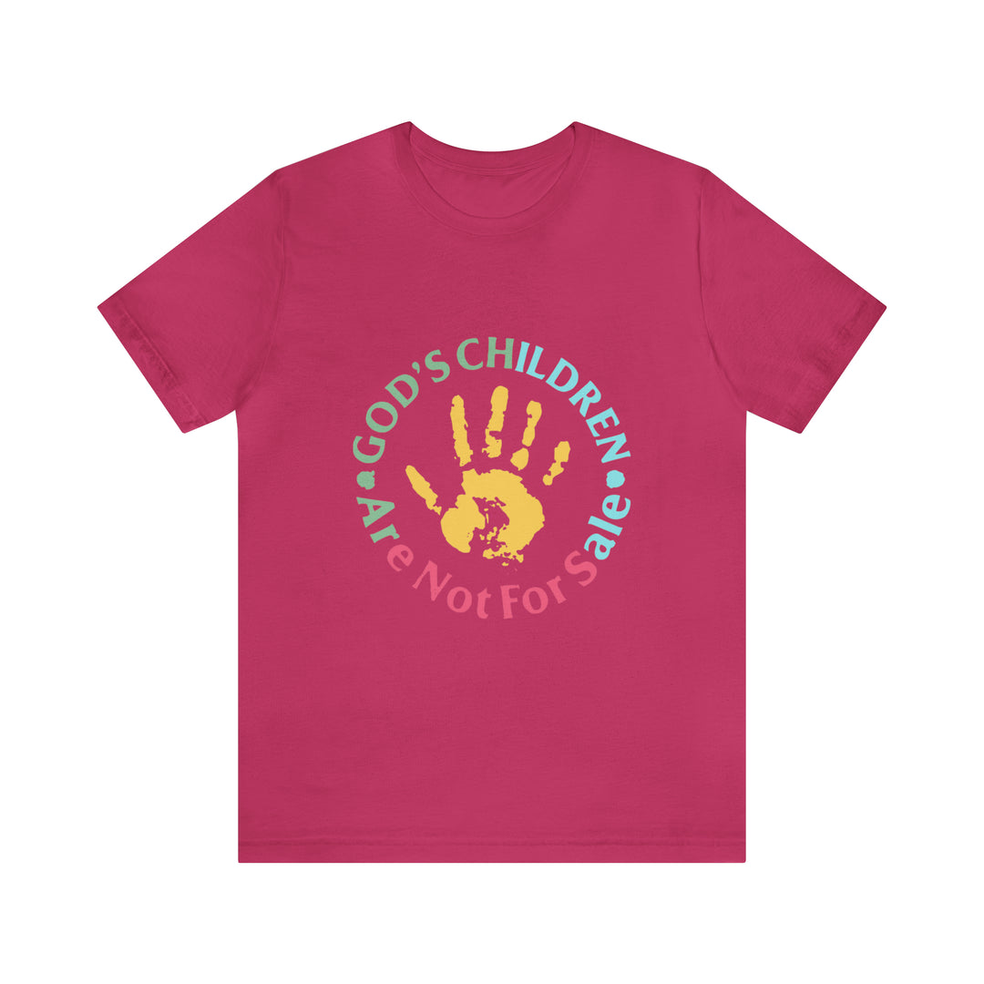 Gods children are not for sale-Unisex Jersey Short Sleeve Tee