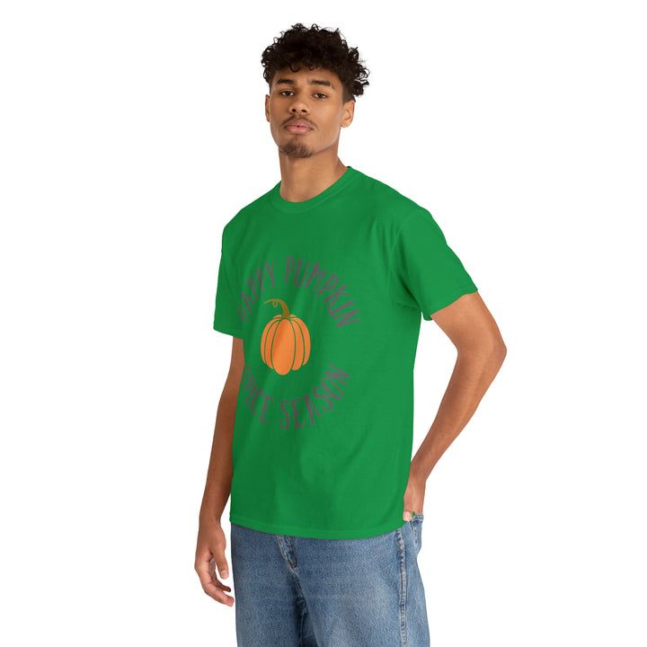 Happy Pumpkin=Unisex Heavy Cotton Tee