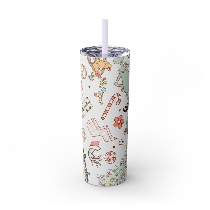 Skinny Tumbler with Straw, 20oz