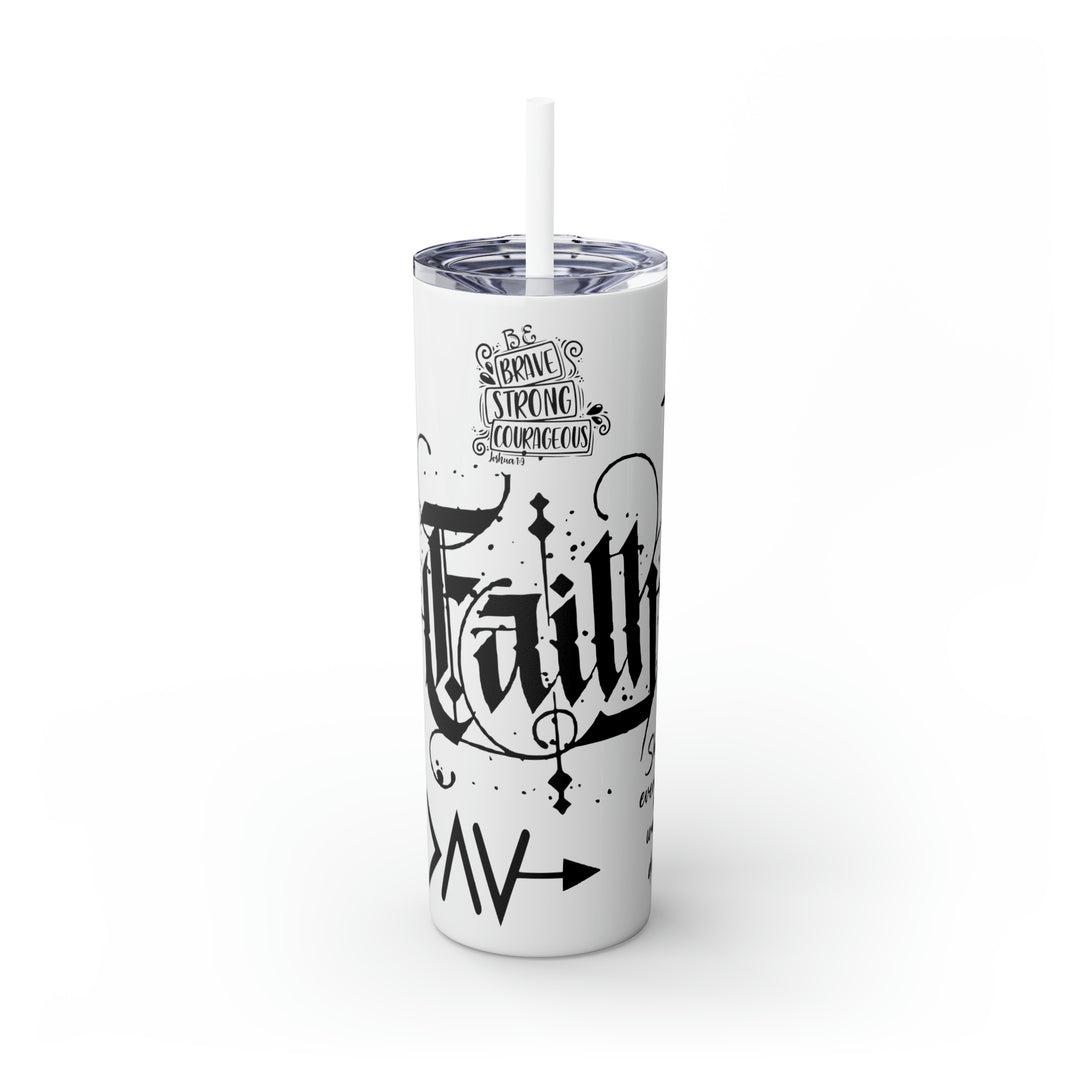 Skinny Tumbler with Straw, 20oz