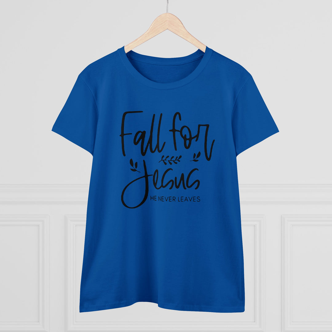 Fall For Jesus Women's Midweight Cotton Tee