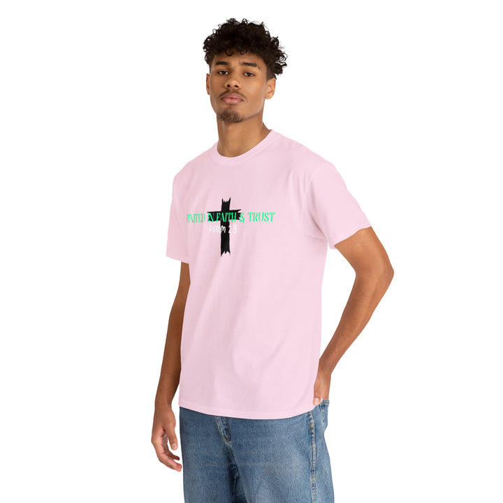 UNITED IN FAITH & TRUST-Unisex Heavy Cotton Tee