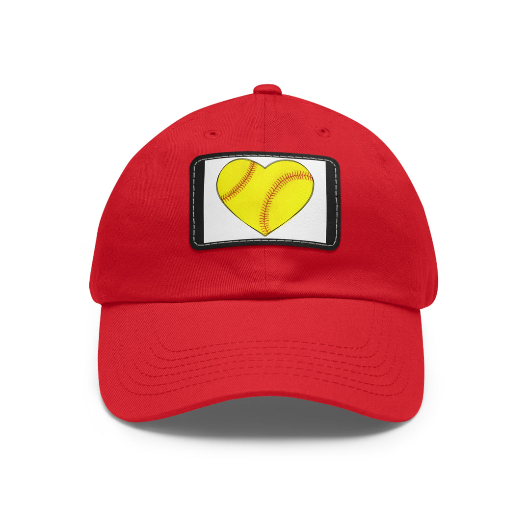 Dad Hat with Leather Patch (Rectangle)