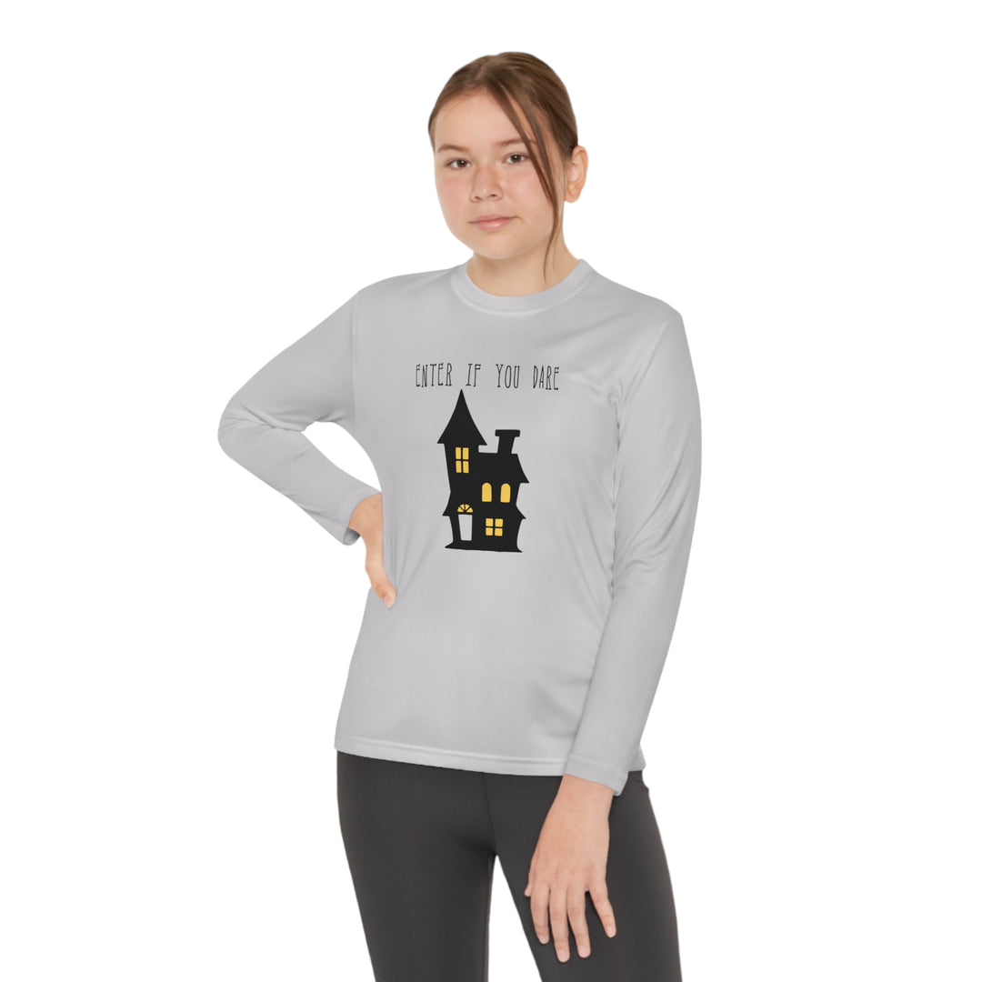 Enter if you dare-Youth Long Sleeve Competitor Tee
