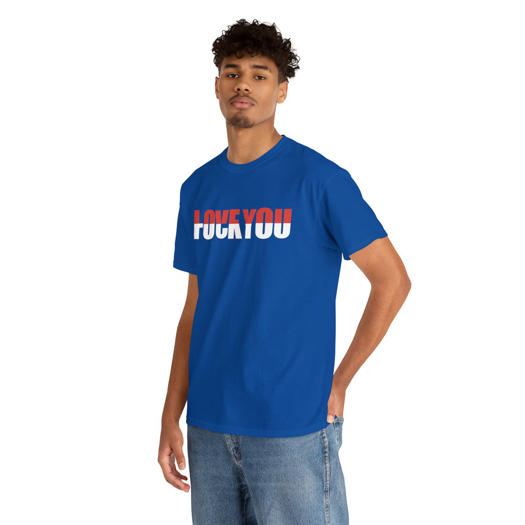 LOVE YOU-F YOU-Unisex Heavy Cotton Tee