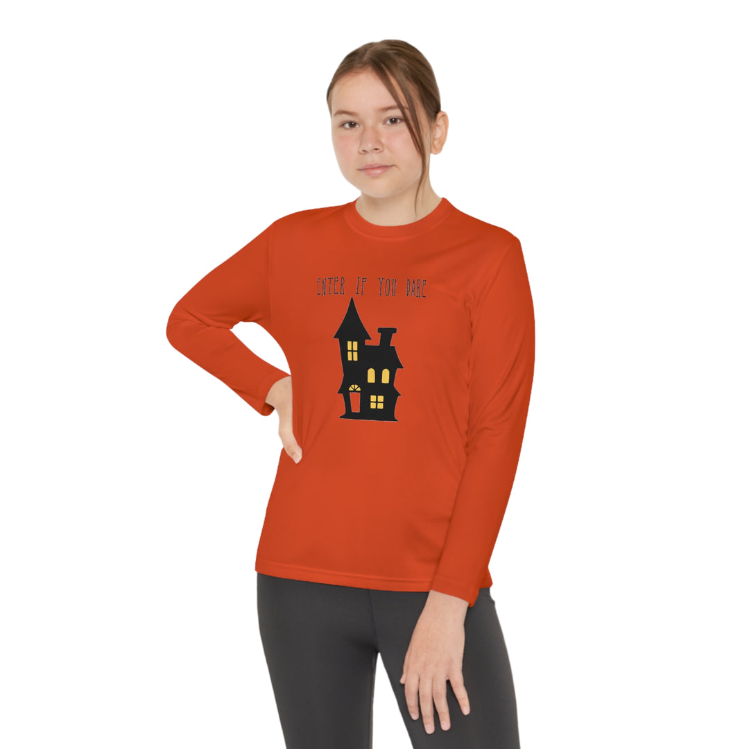 Enter if you dare-Youth Long Sleeve Competitor Tee