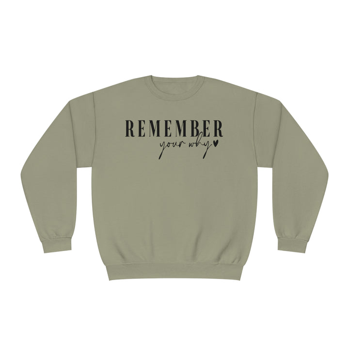 Remember your why-Unisex NuBlend® Crewneck Sweatshirt