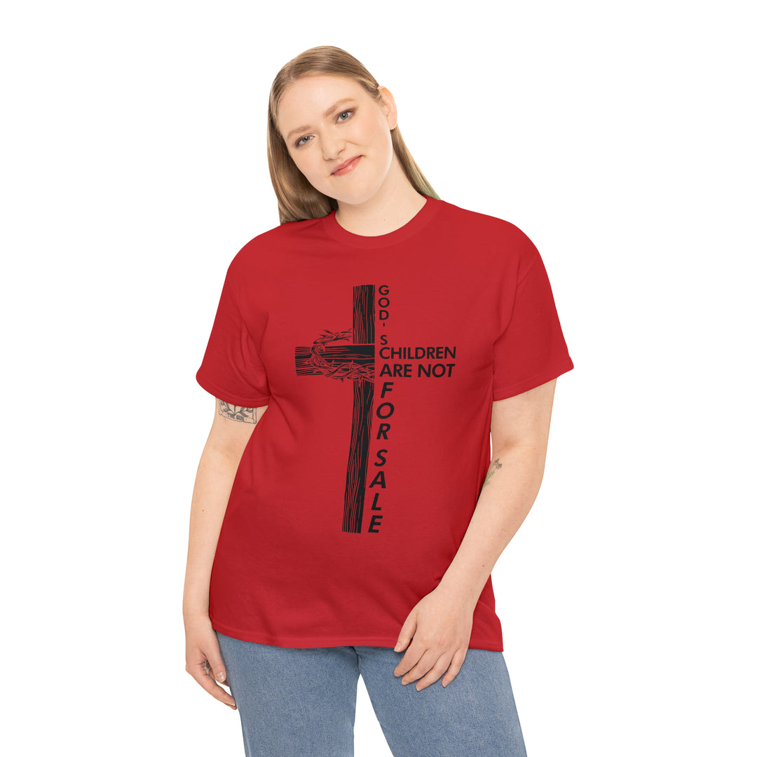 gods children are not for sale-Unisex Heavy Cotton Tee
