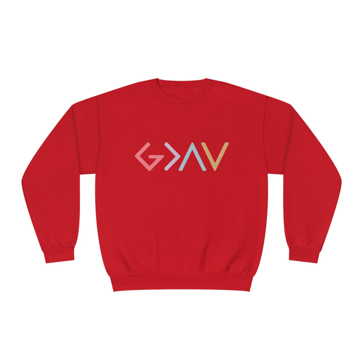 God is Greater Unisex NuBlend® Crewneck Sweatshirt