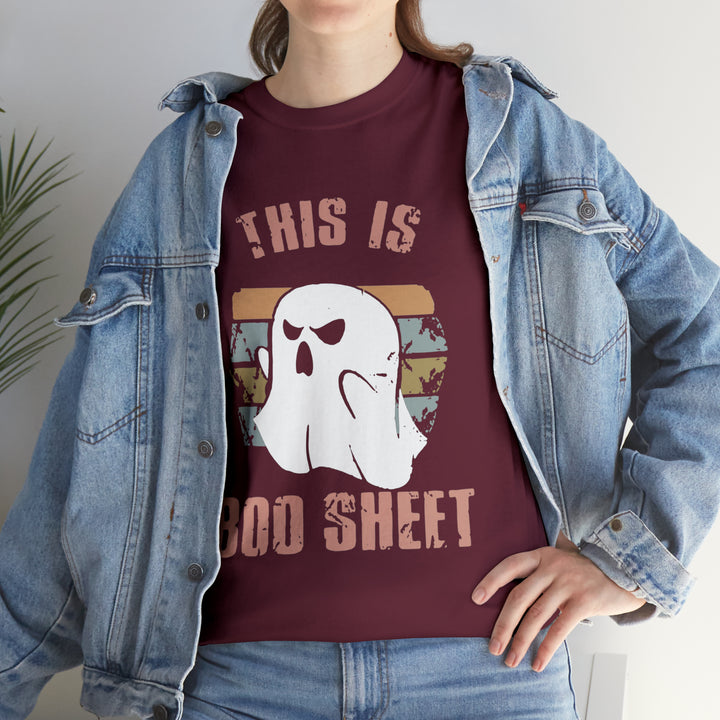 This is Boo Sheet-Unisex Heavy Cotton Tee