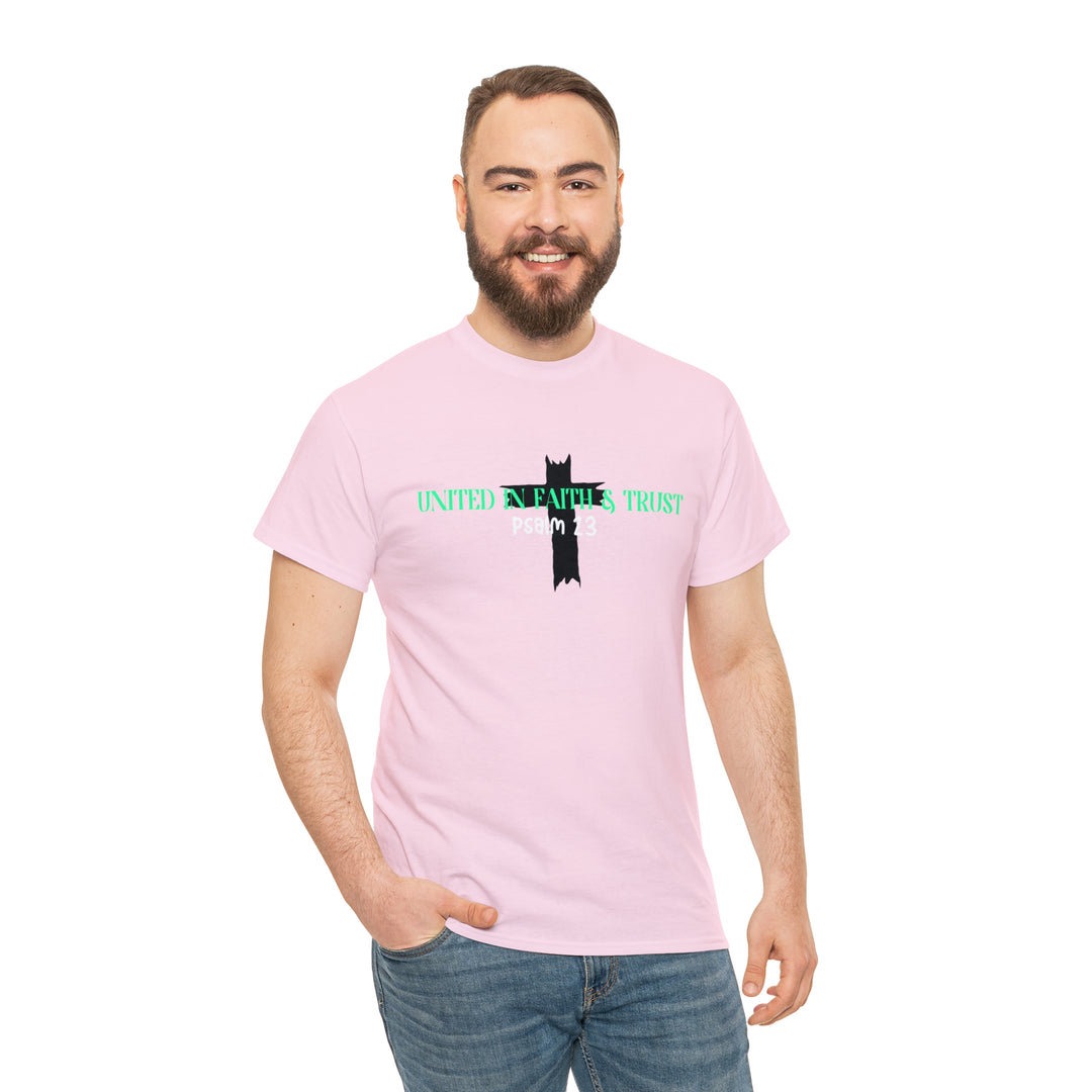 UNITED IN FAITH & TRUST-Unisex Heavy Cotton Tee