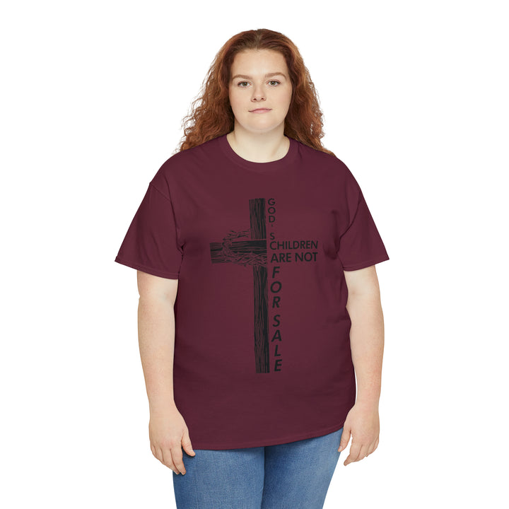 gods children are not for sale-Unisex Heavy Cotton Tee
