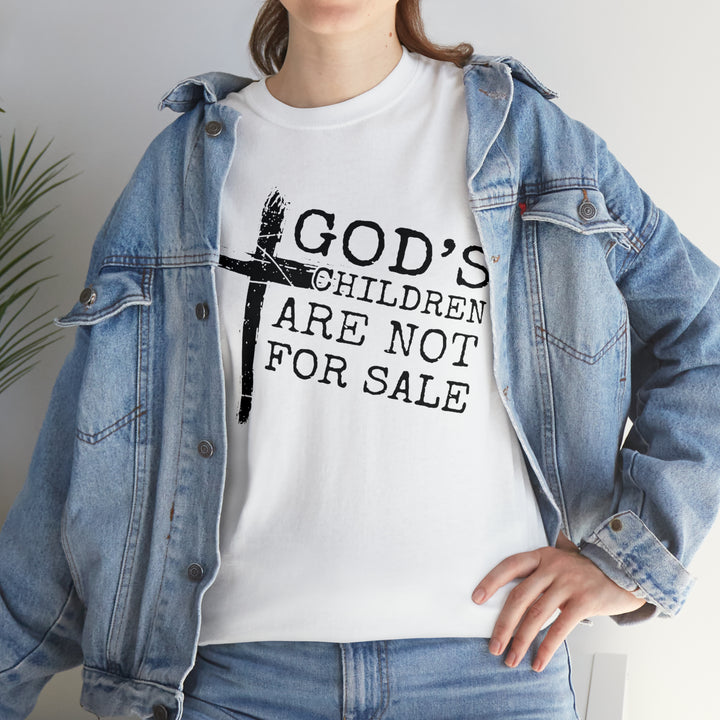Gods children are not for sale-Unisex Heavy Cotton Tee