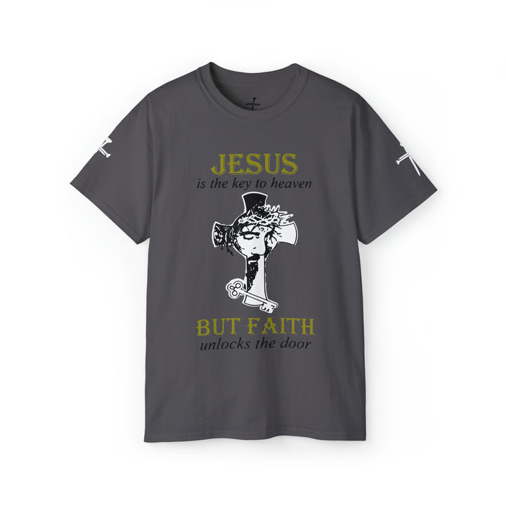 JESUS IS KEY=Unisex Ultra Cotton Tee