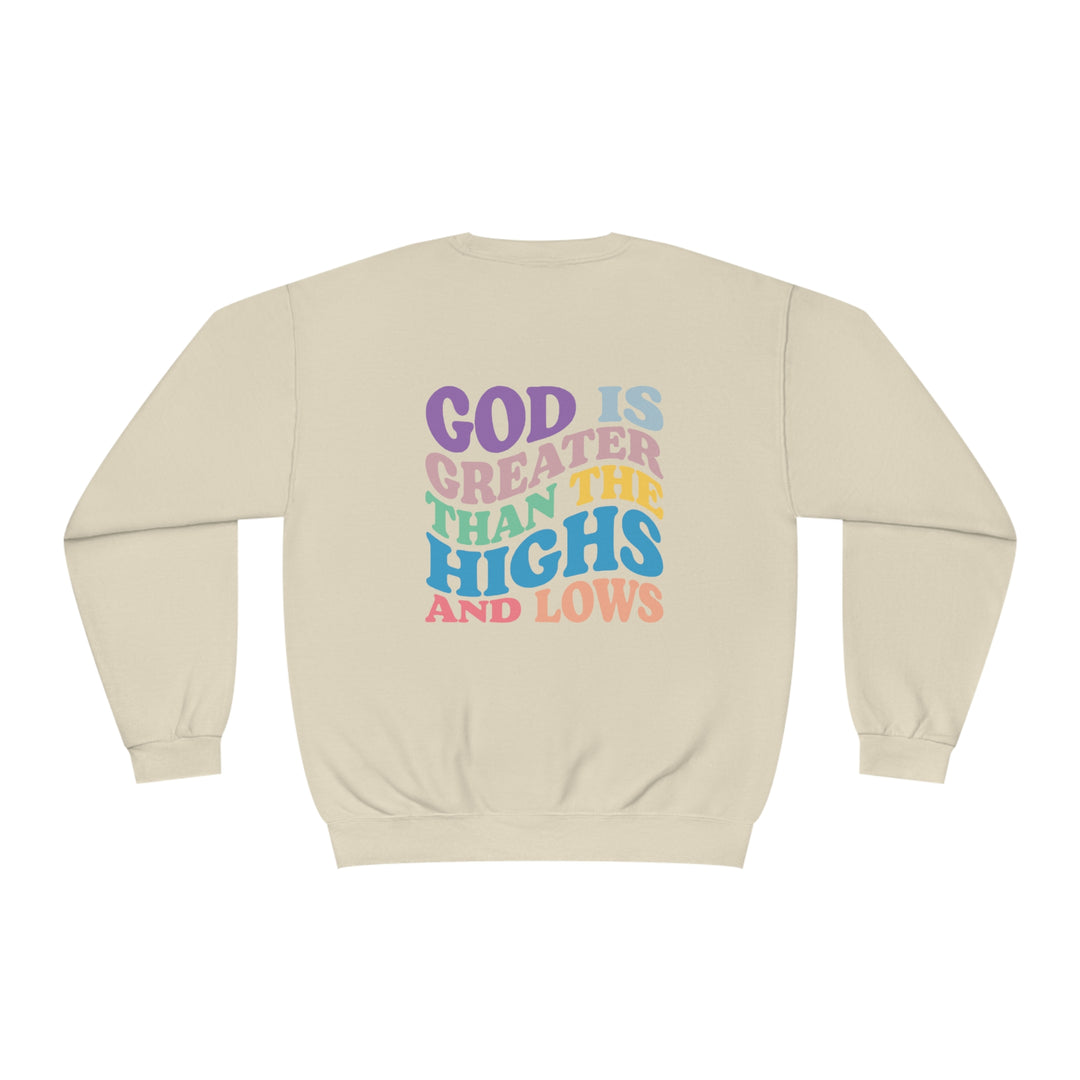 God is Greater Unisex NuBlend® Crewneck Sweatshirt