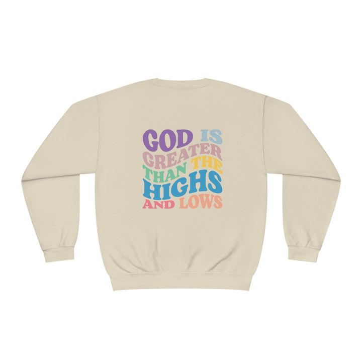 God is Greater Unisex NuBlend® Crewneck Sweatshirt